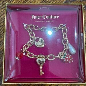 Juicy Couture Gold Bracelet with Charms